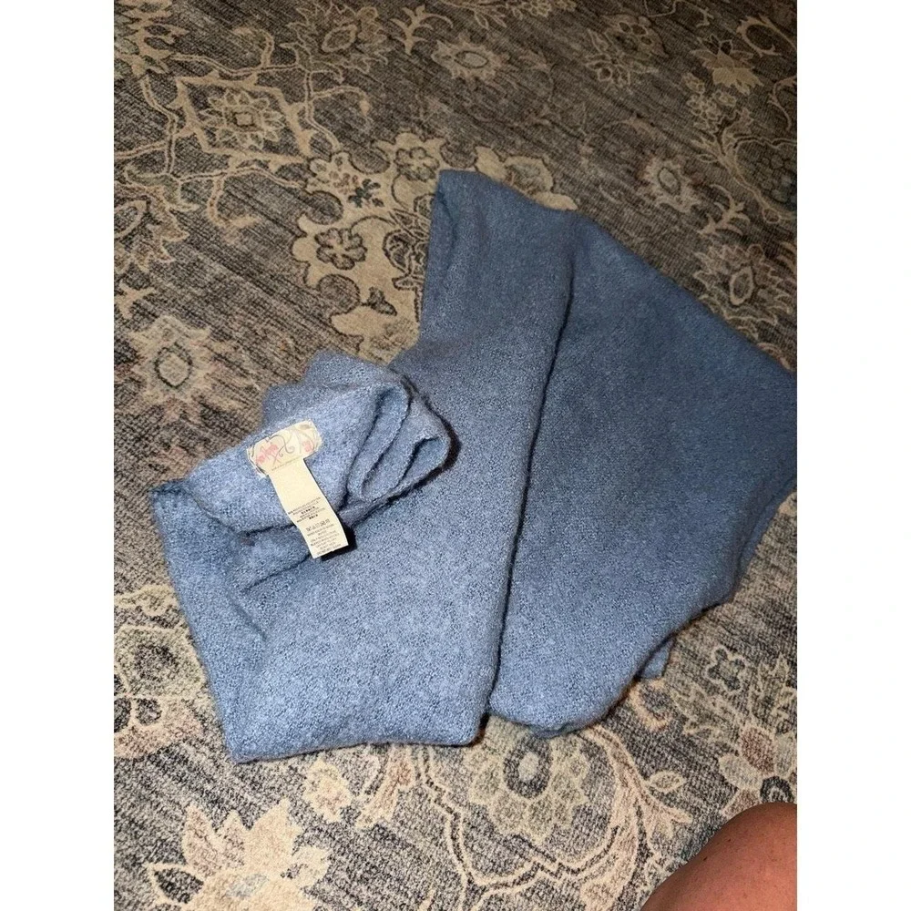 Free People Blue Winter Scarf